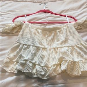 Urban outfitters off the shoulder top